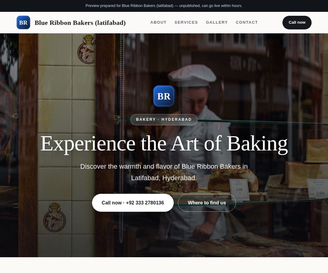 Blue Ribbon Bakers (latifabad)