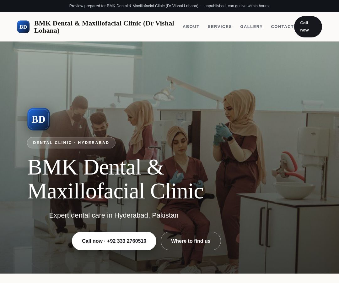BMK Dental & Maxillofacial Clinic (Dr Vishal Lohana)