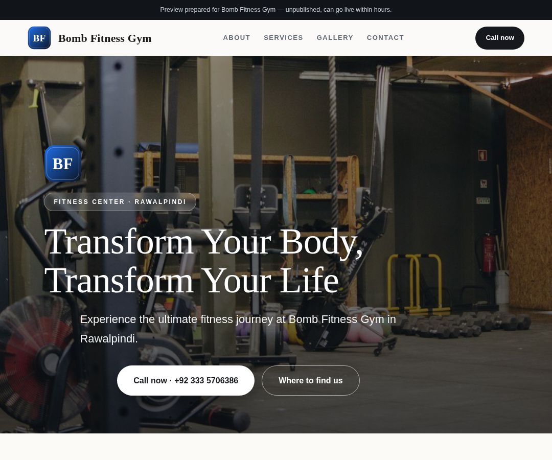 Bomb Fitness Gym