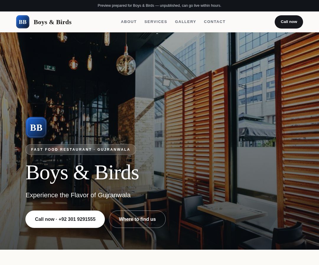 Boys & Birds