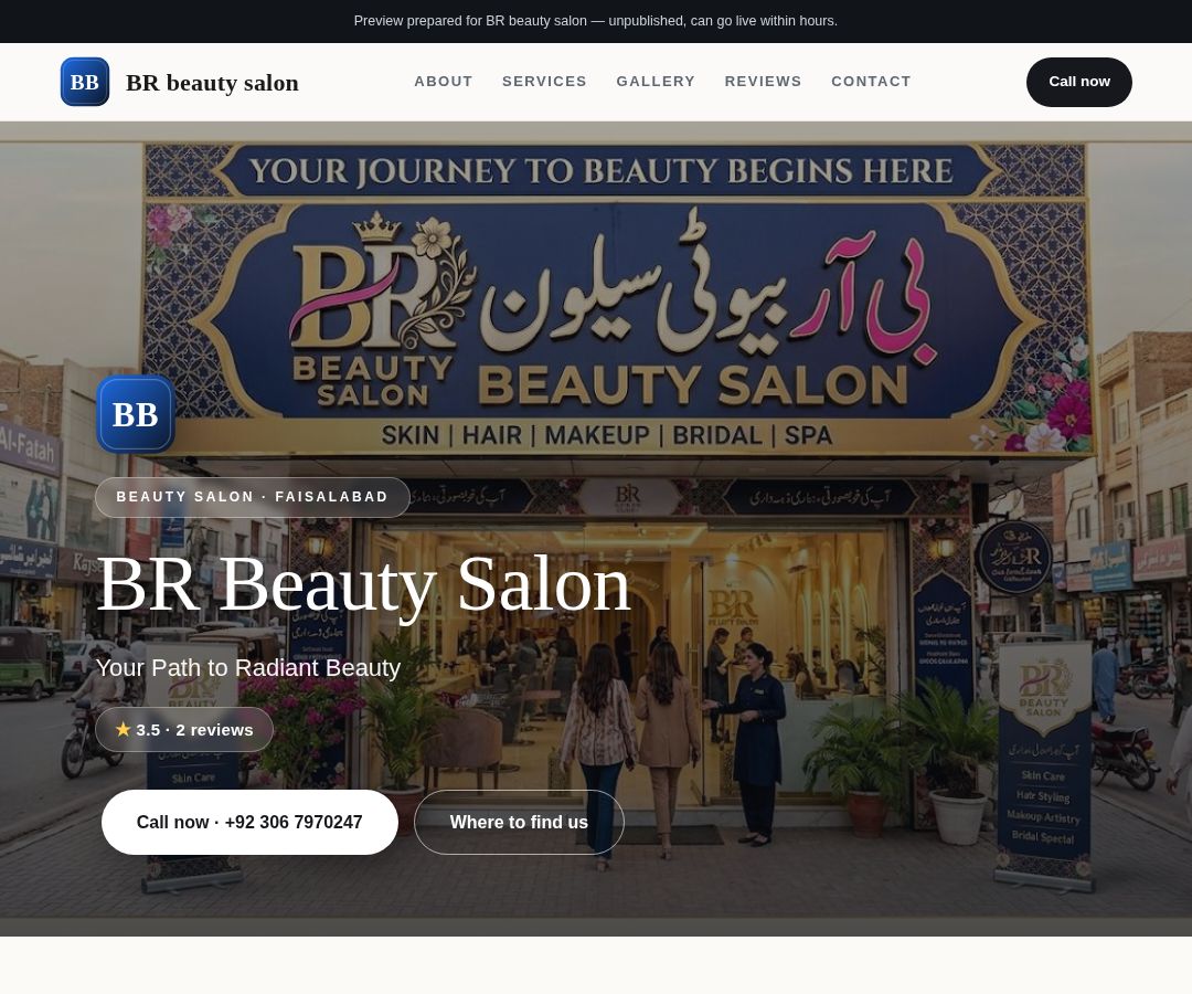 BR beauty salon