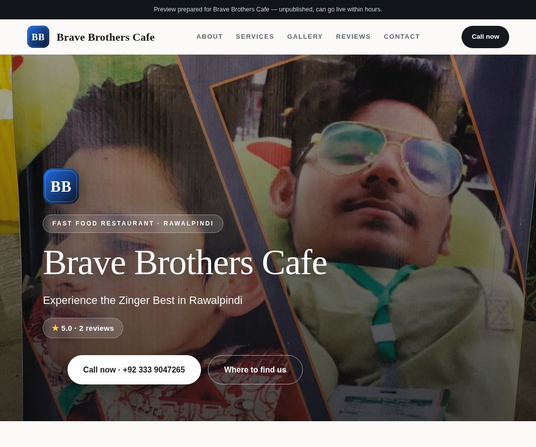 Brave Brothers Cafe