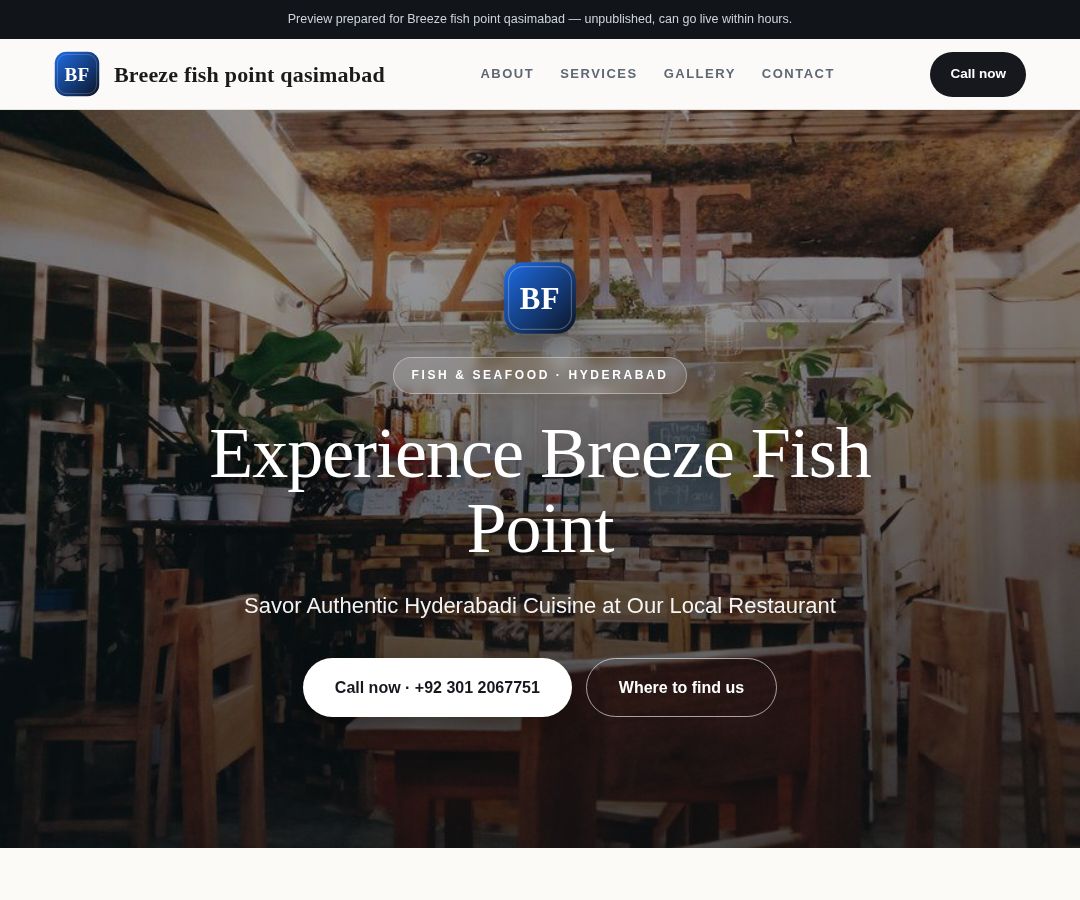 Breeze fish point qasimabad