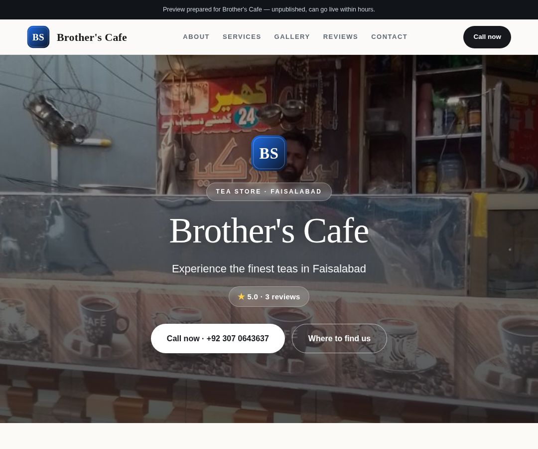 Brother's Cafe