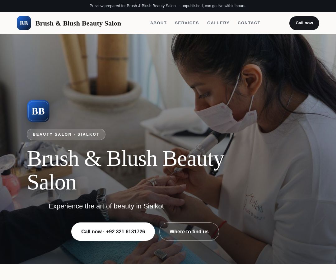 Brush & Blush Beauty Salon