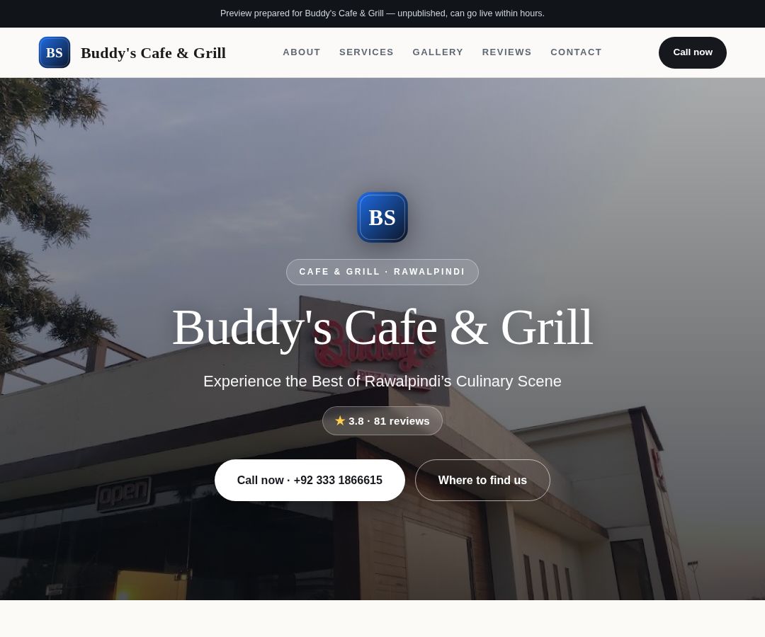 Buddy's Cafe & Grill
