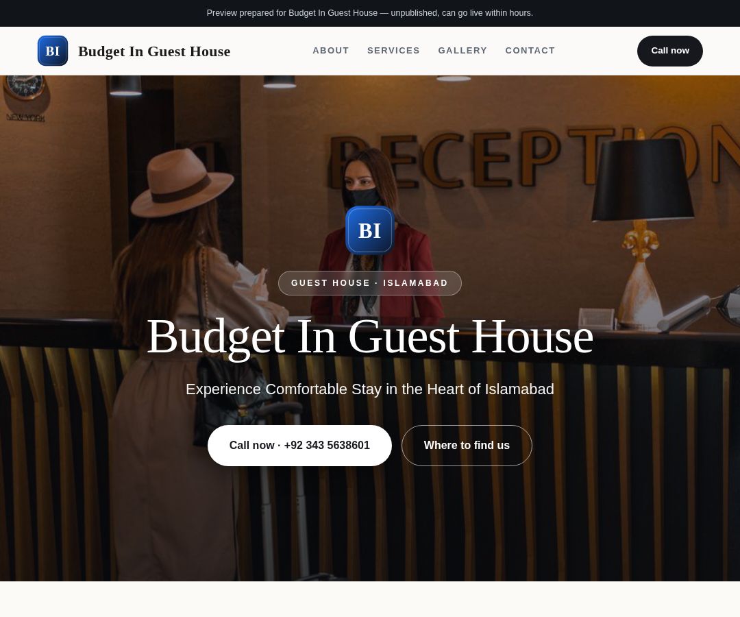 Budget In Guest House