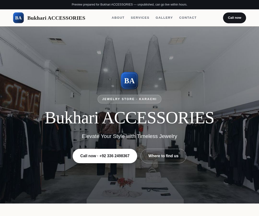 Bukhari ACCESSORIES
