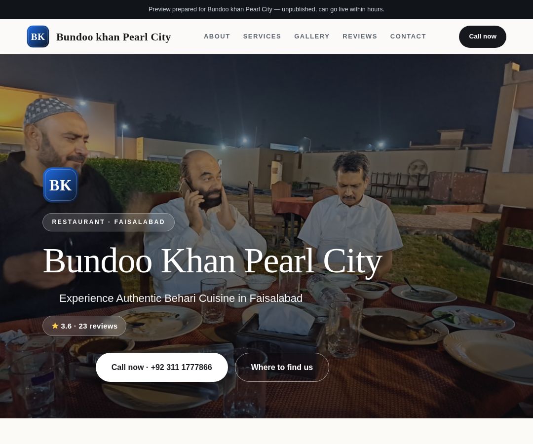 Bundoo khan Pearl City