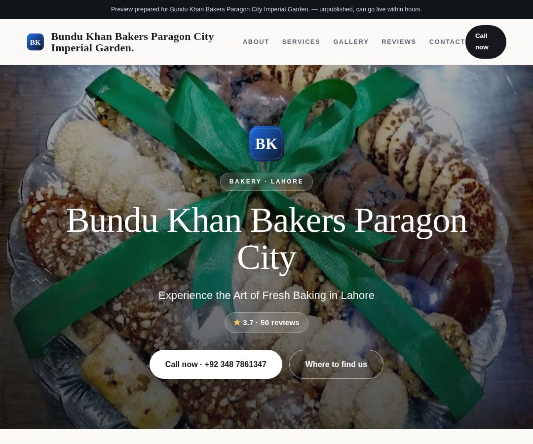 Bundu Khan Bakers Paragon City Imperial Garden.