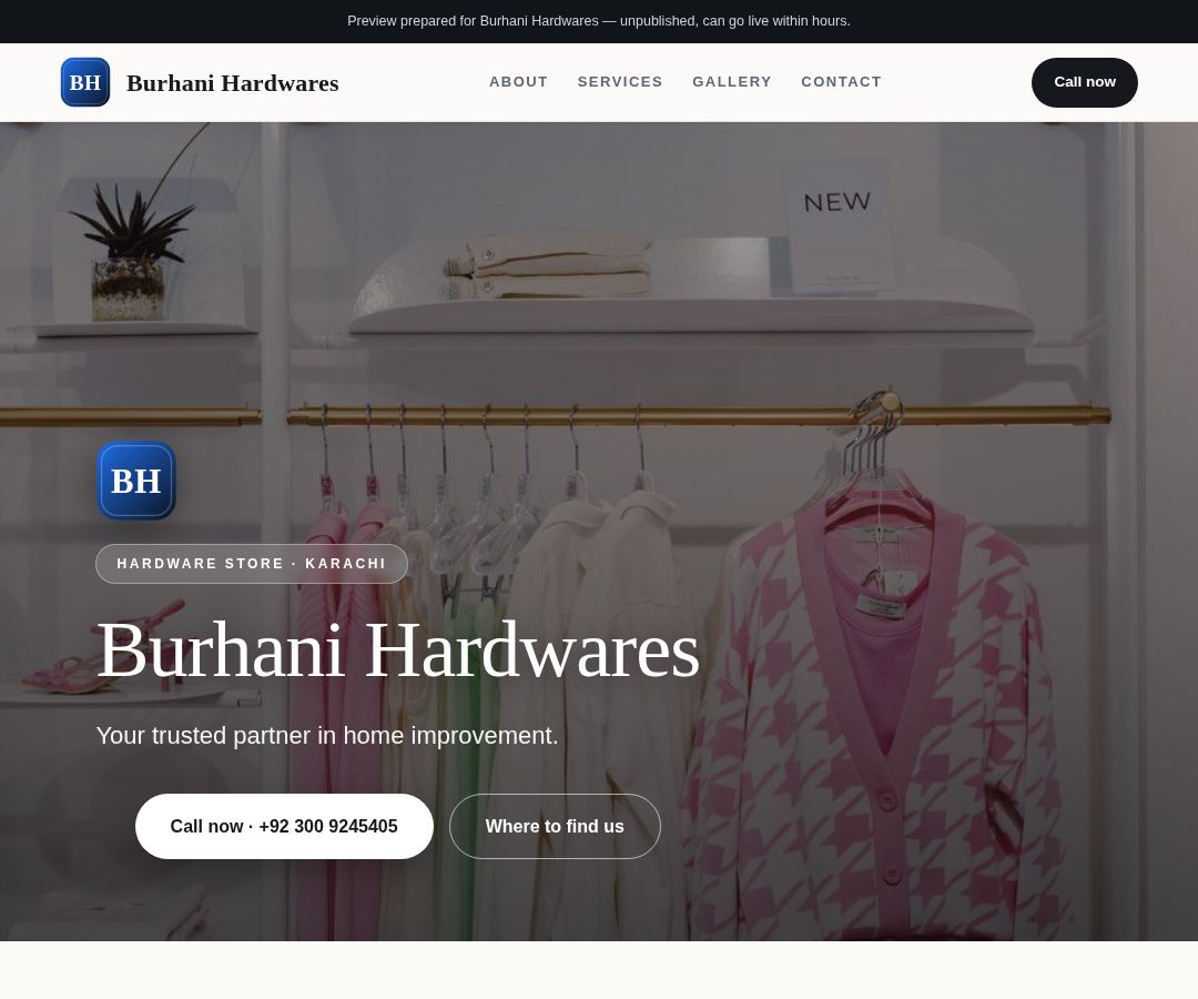 Burhani Hardwares