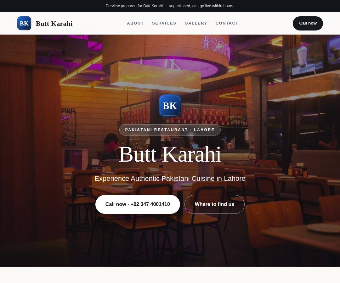 Butt Karahi
