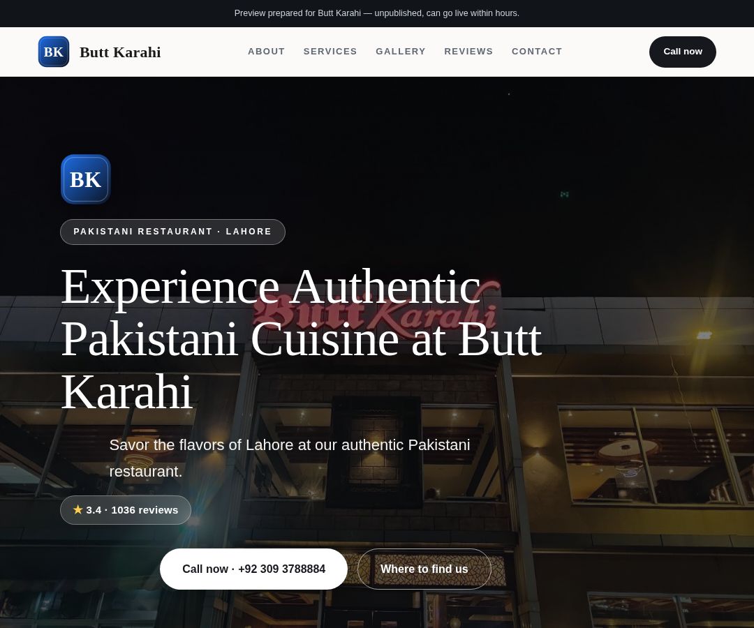 Butt Karahi