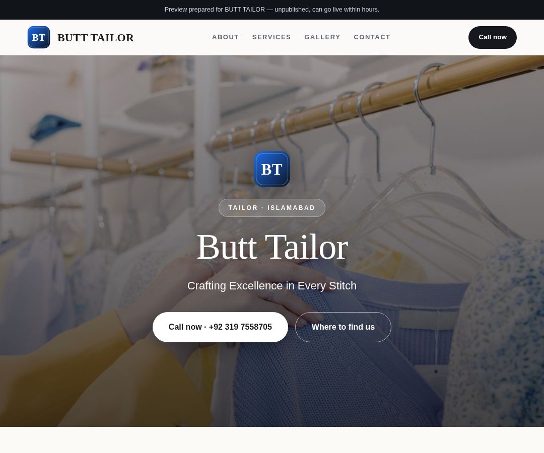 BUTT TAILOR