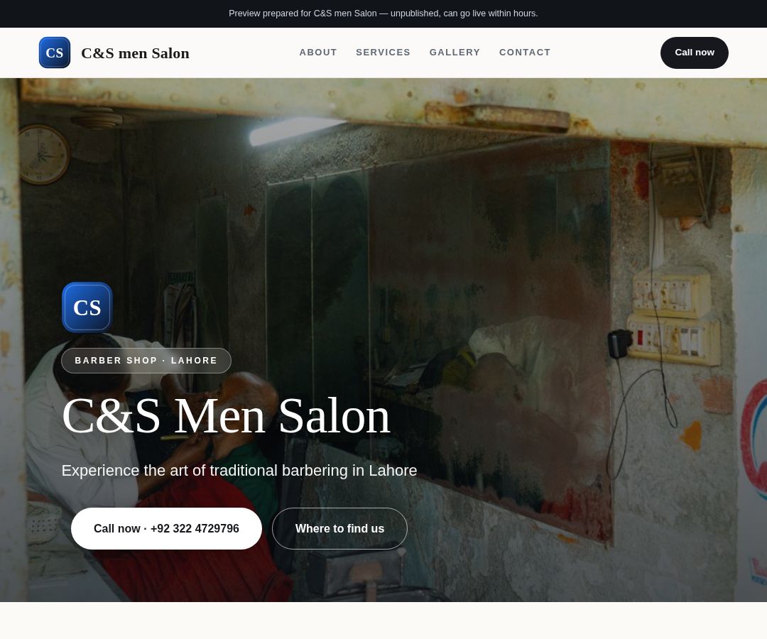 C&S men Salon