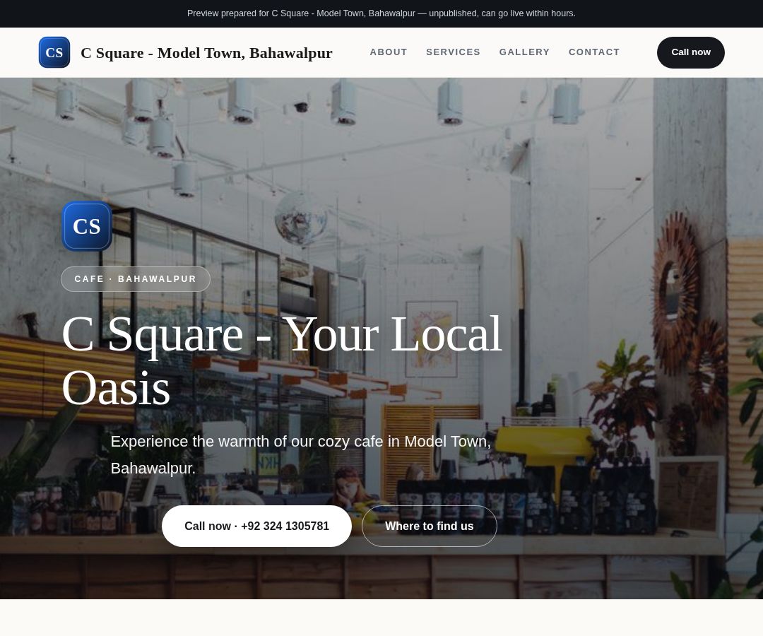 C Square - Model Town, Bahawalpur
