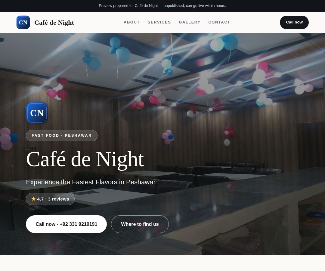 Café de Night