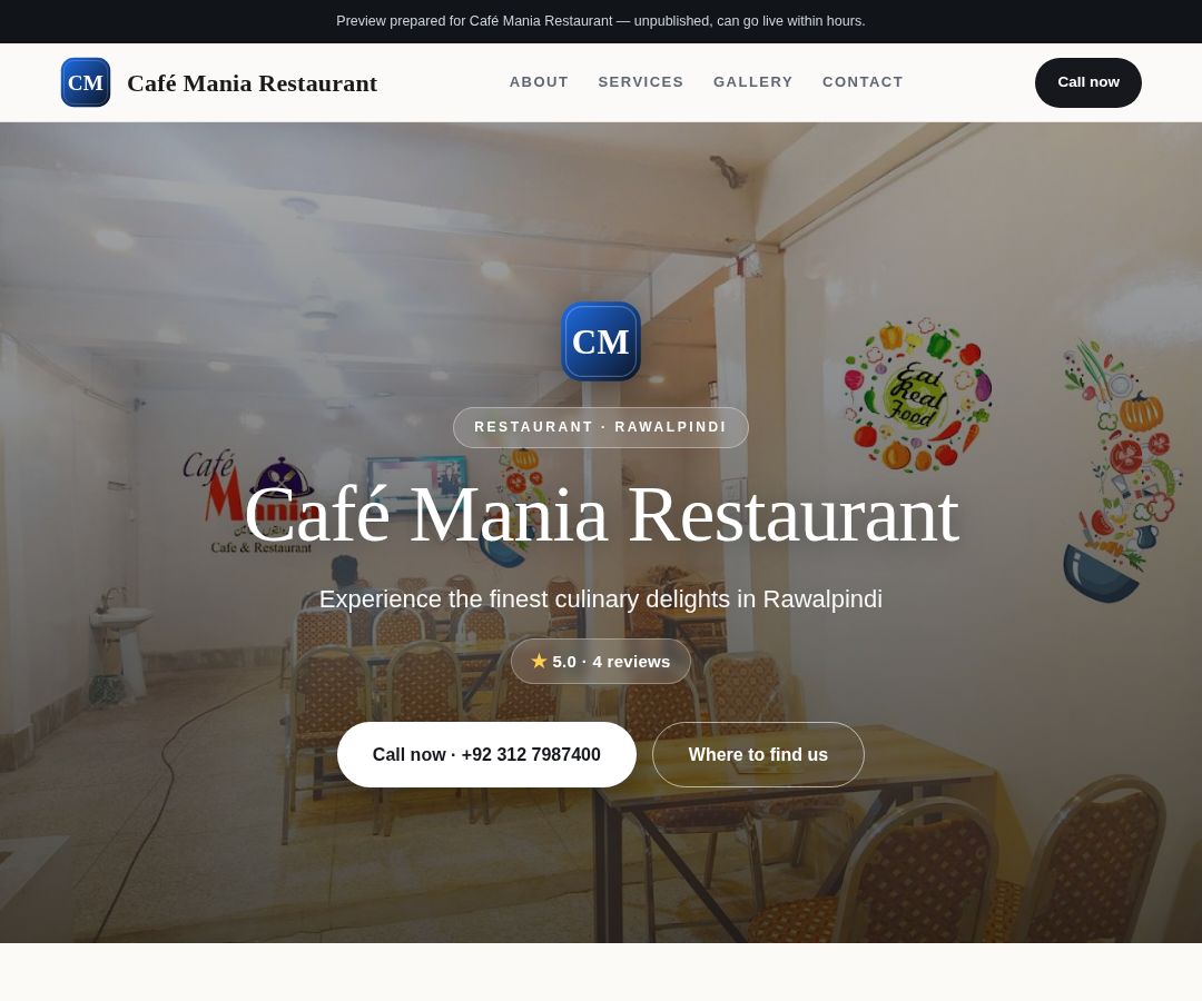 Café Mania Restaurant
