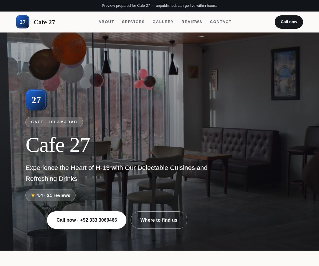 Cafe 27