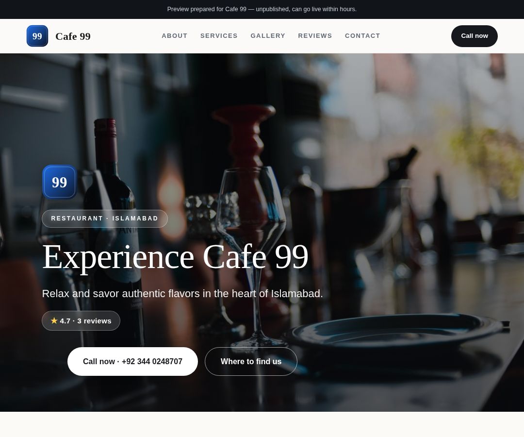 Cafe 99