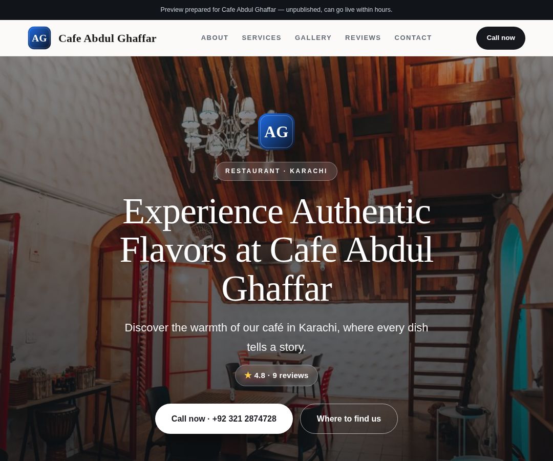 Cafe Abdul Ghaffar