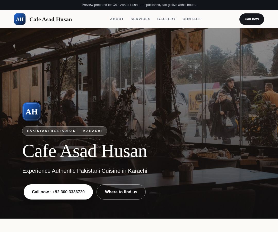 Cafe Asad Husan