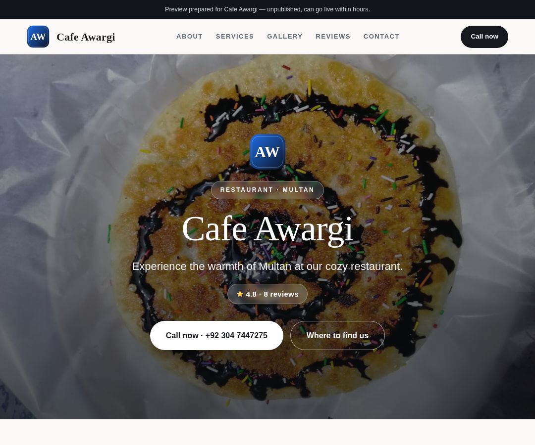 Cafe Awargi