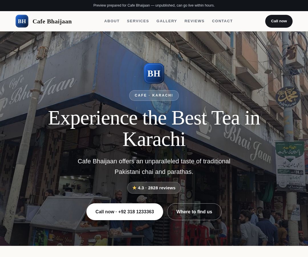 Cafe Bhaijaan