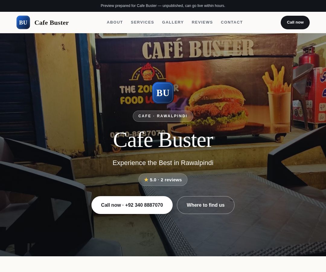 Cafe Buster