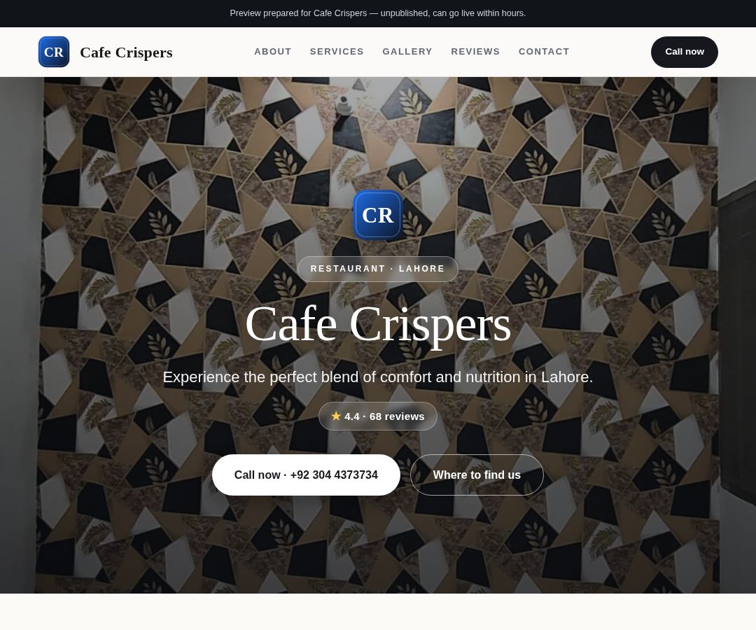 Cafe Crispers