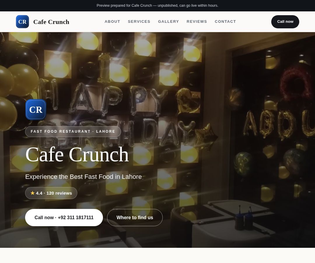 Cafe Crunch