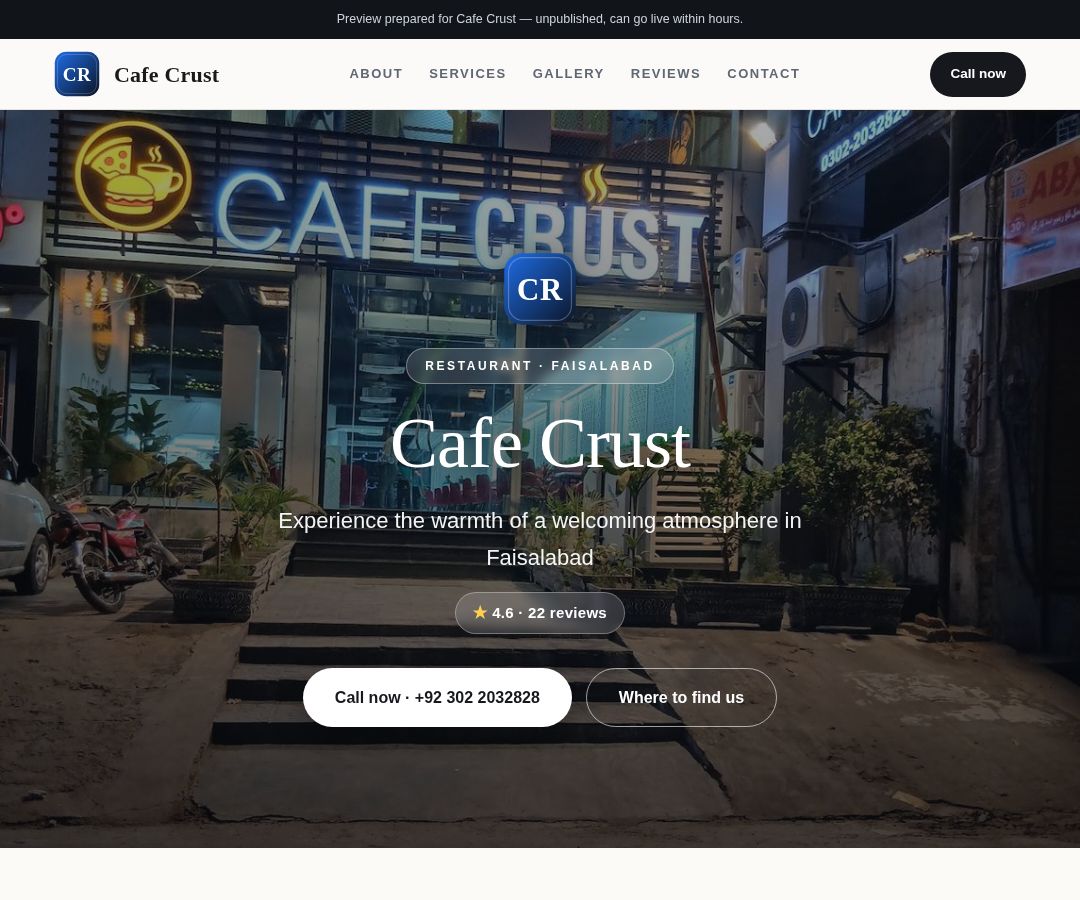 Cafe Crust