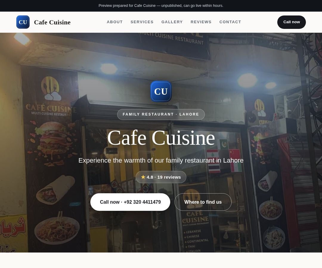 Cafe Cuisine