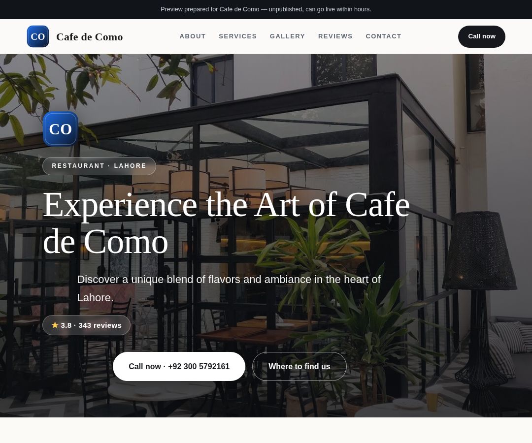 Cafe de Como