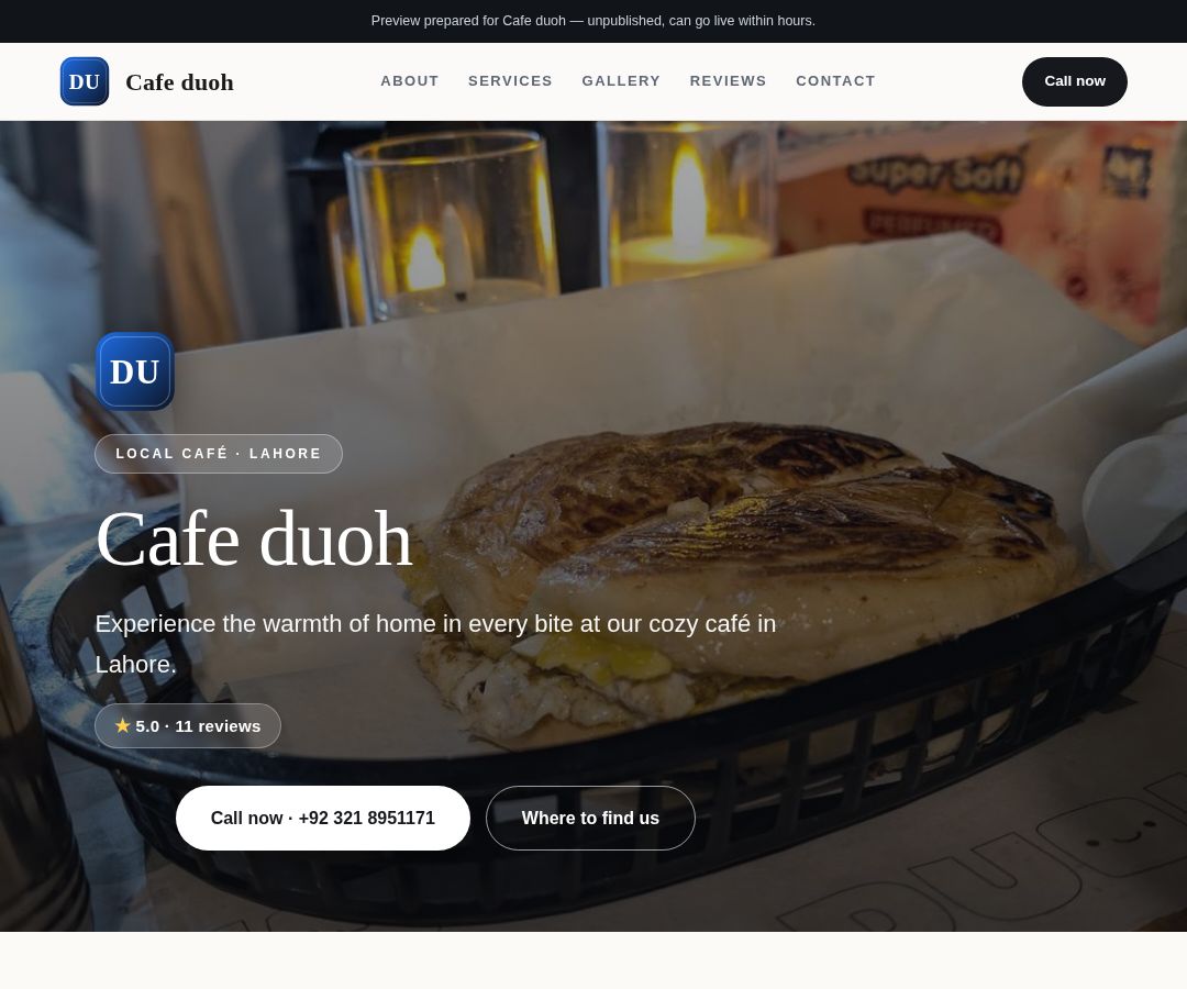 Cafe duoh