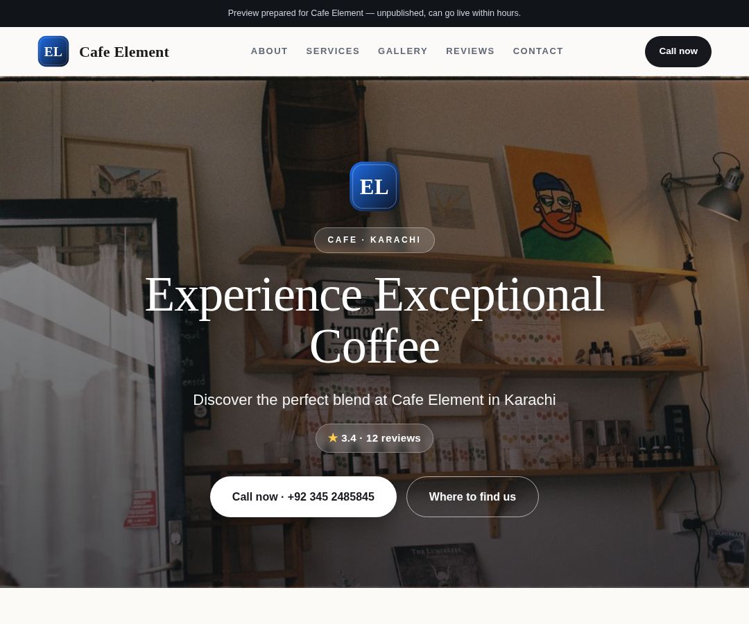 Cafe Element