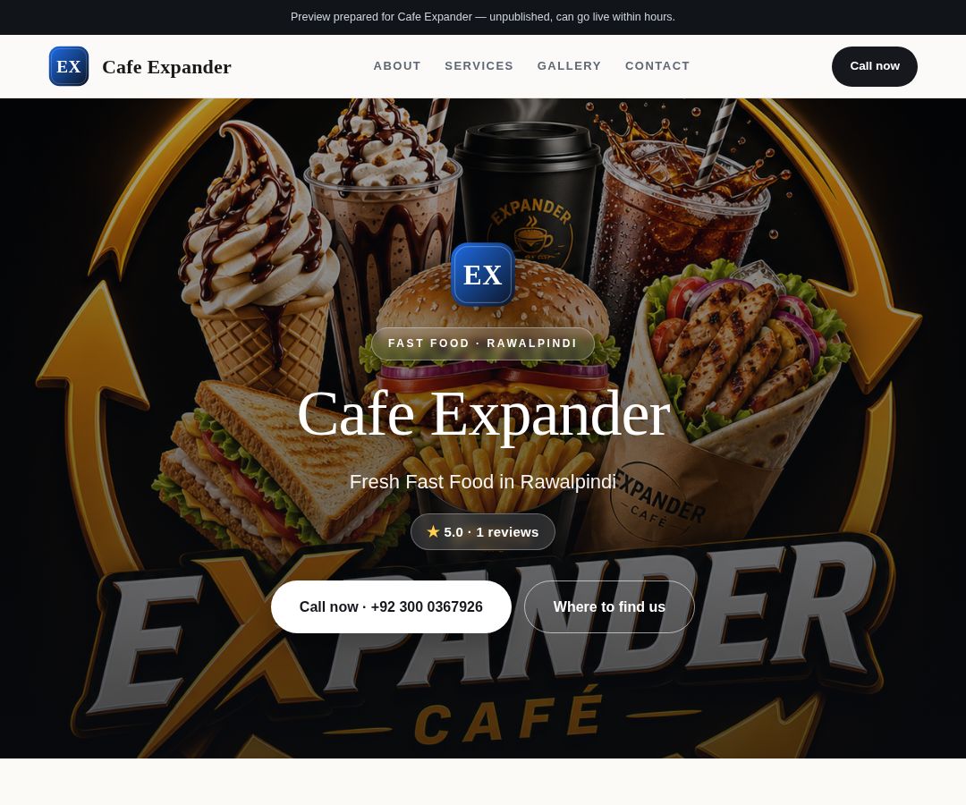 Cafe Expander