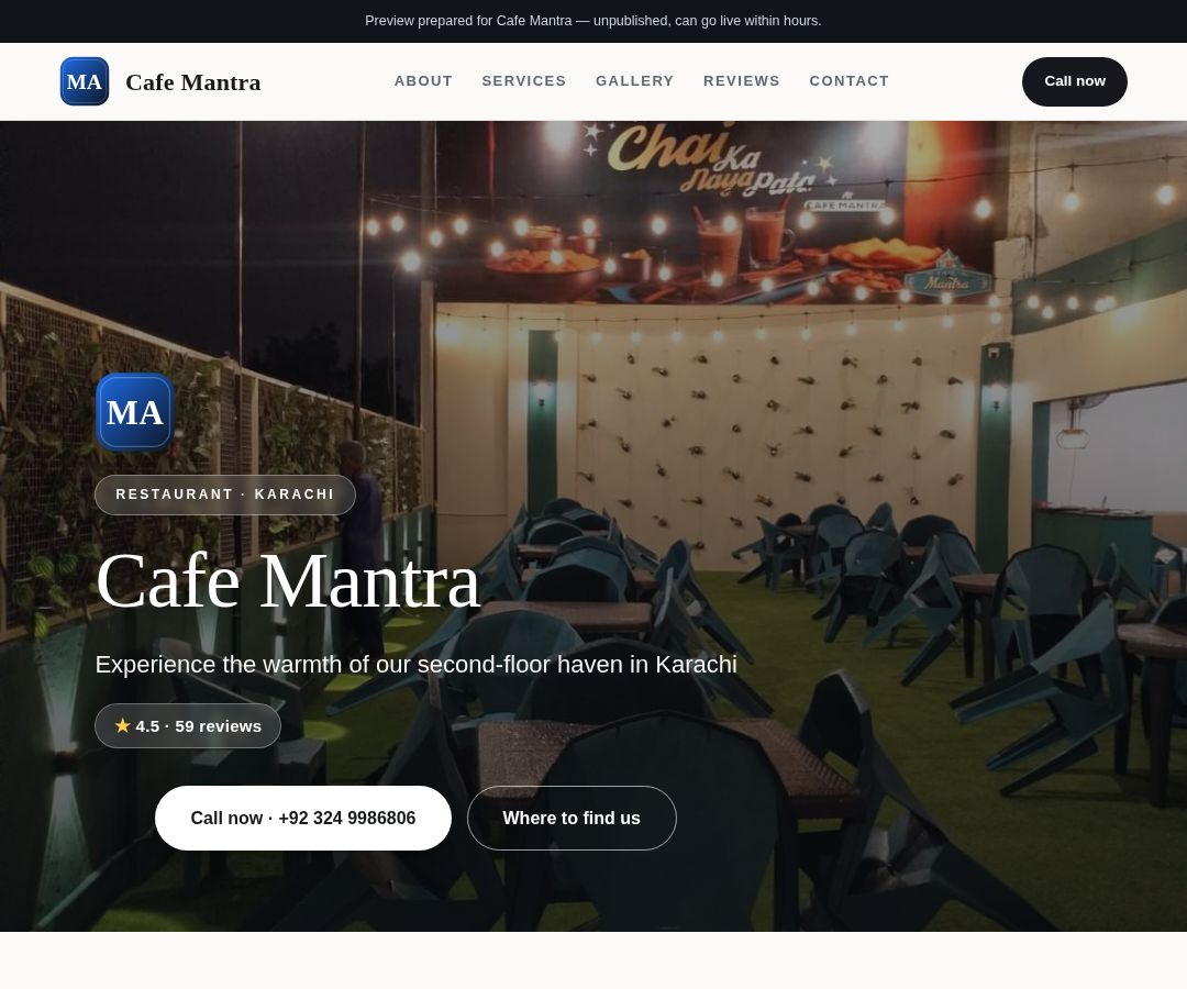 Cafe Mantra