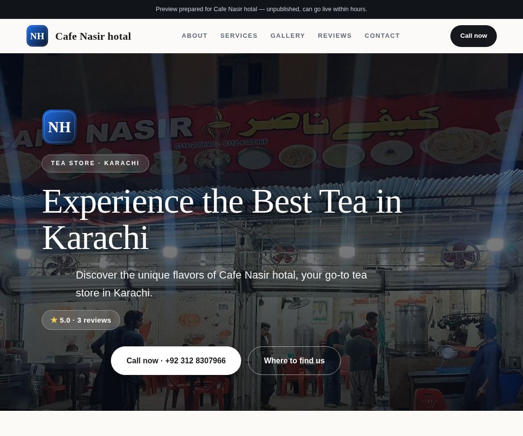 Cafe Nasir hotal
