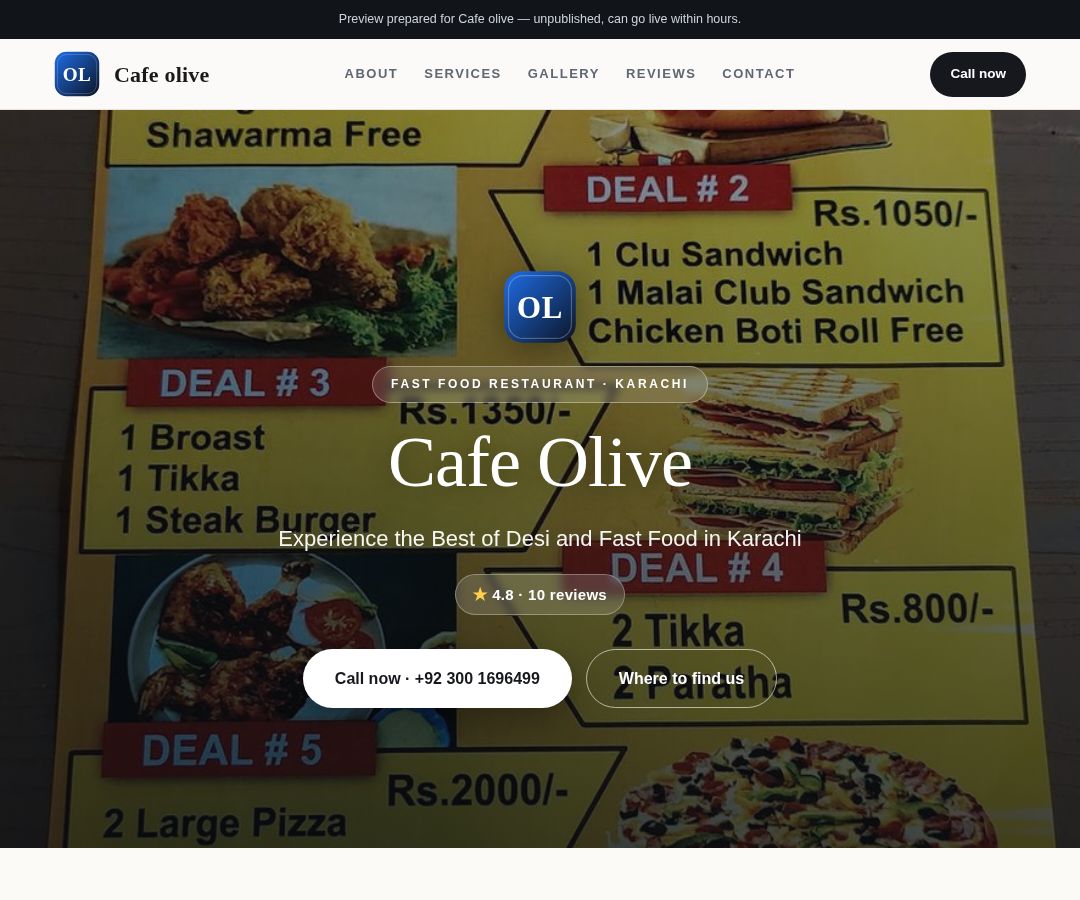 Cafe olive