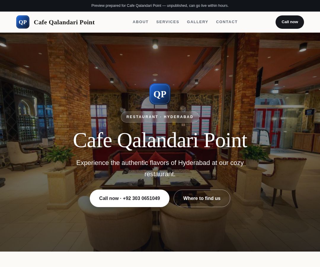 Cafe Qalandari Point