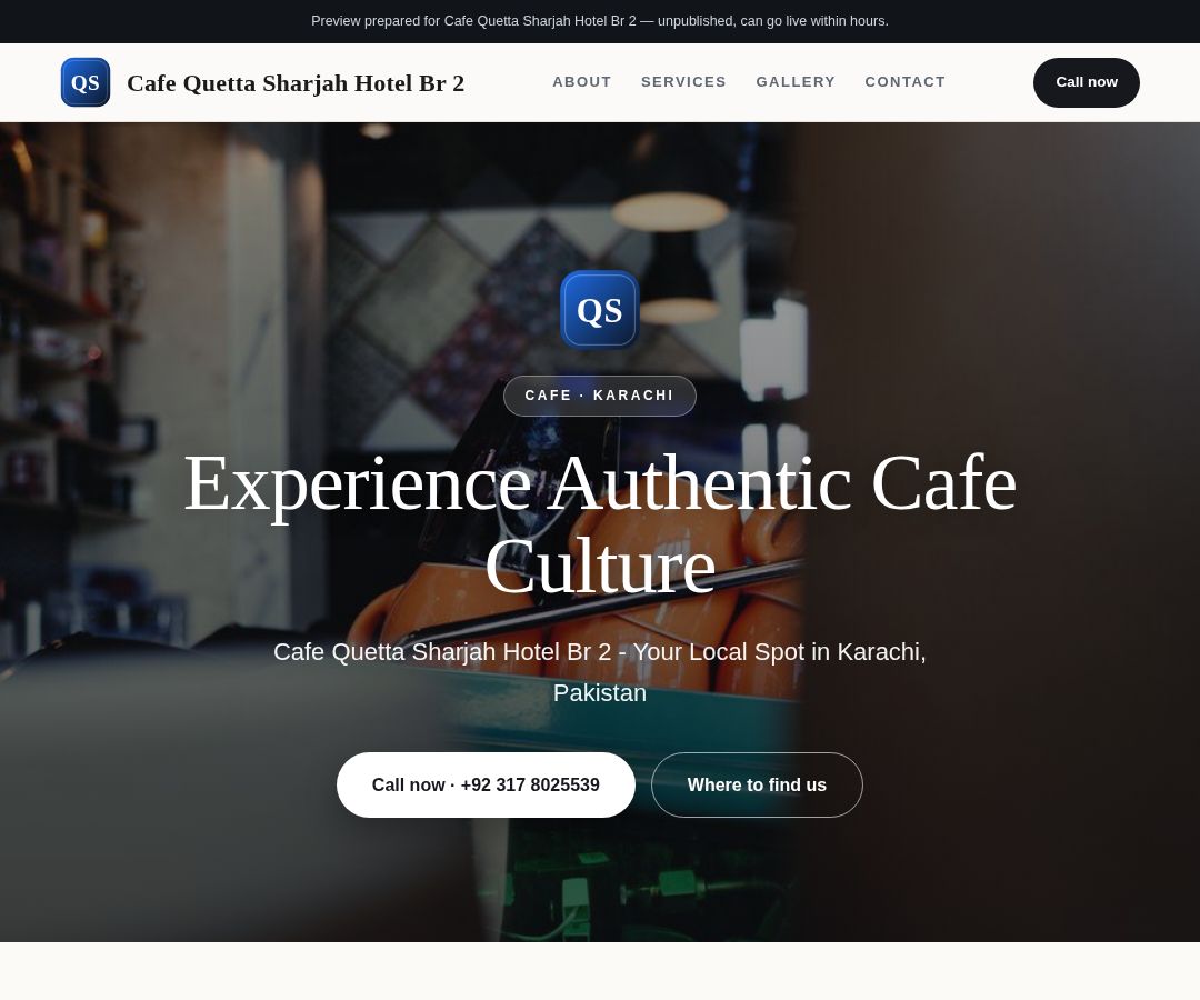 Cafe Quetta Sharjah Hotel Br 2