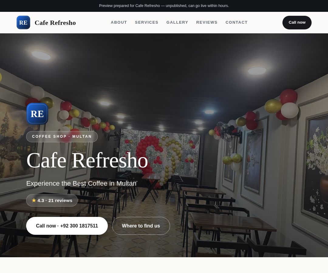 Cafe Refresho