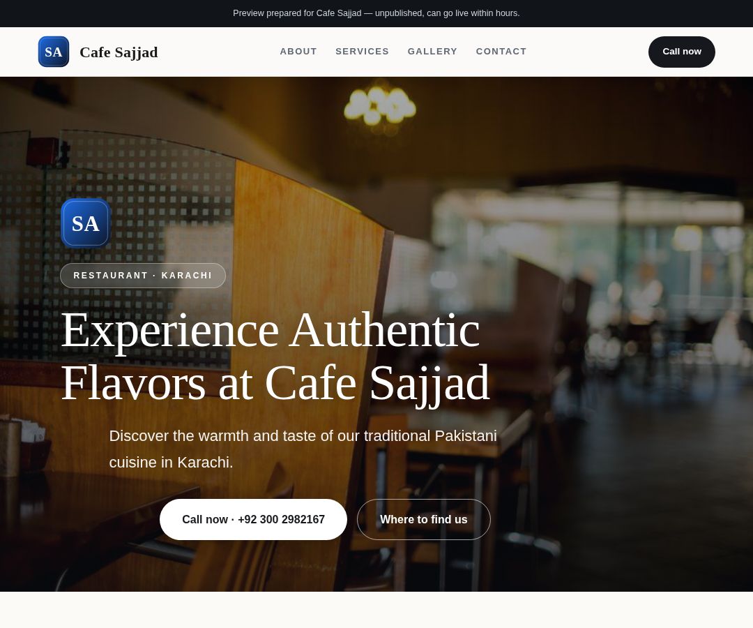 Cafe Sajjad
