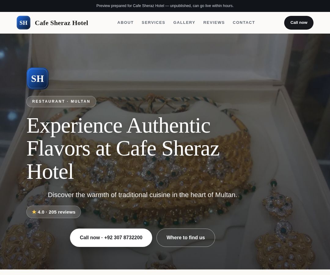 Cafe Sheraz Hotel