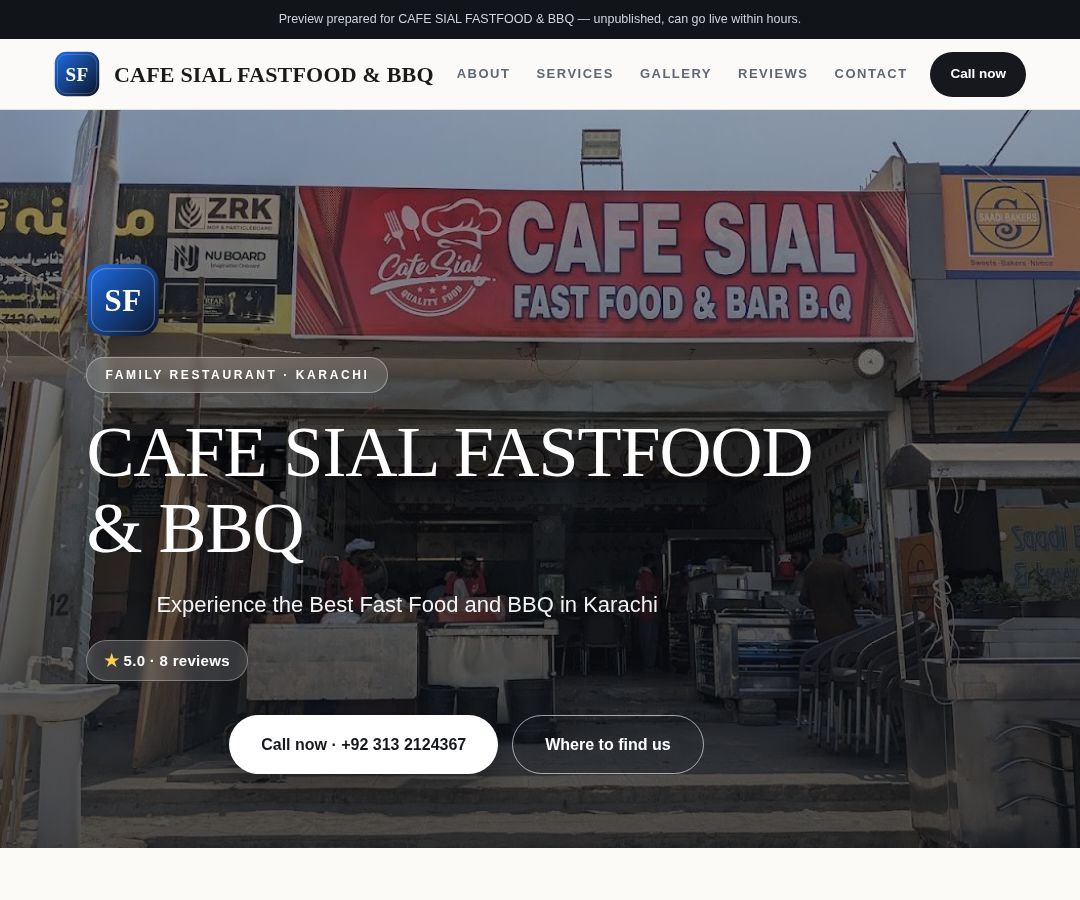 CAFE SIAL FASTFOOD & BBQ