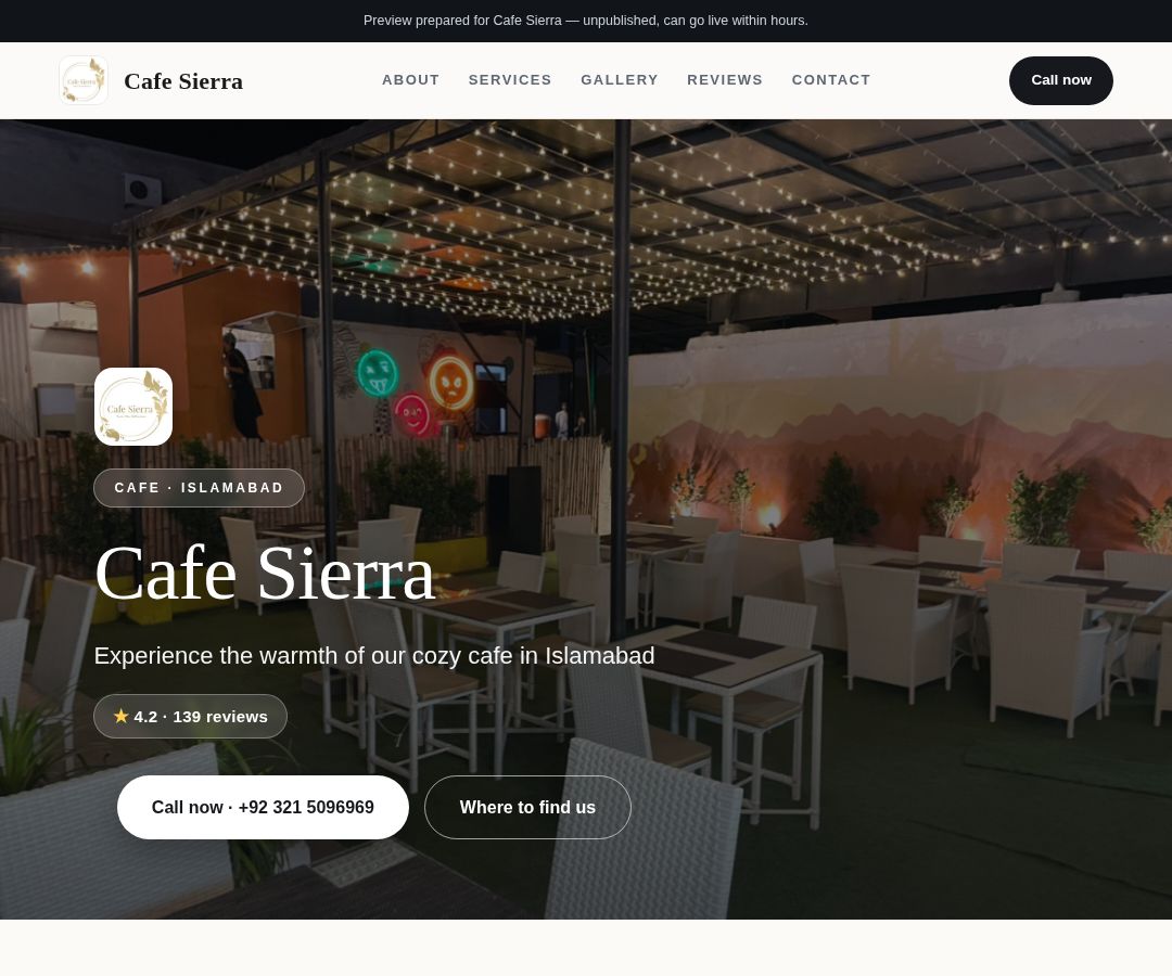 Cafe Sierra