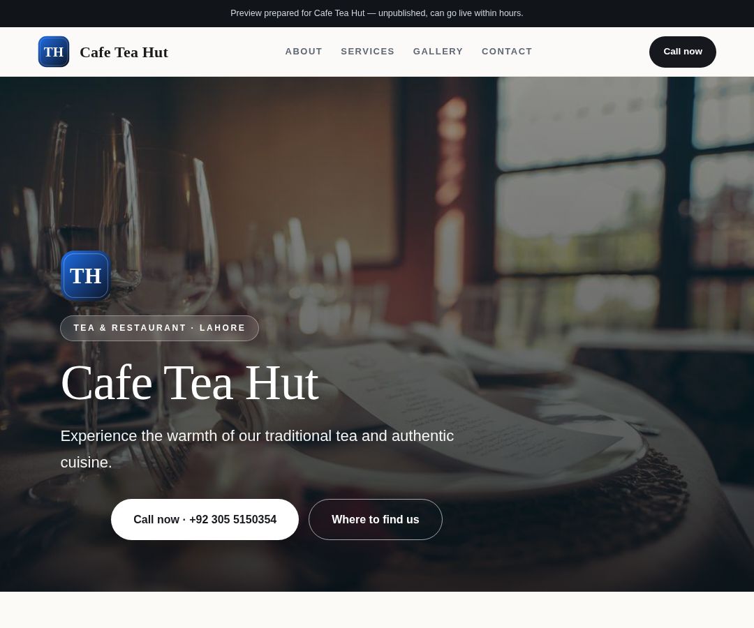 Cafe Tea Hut