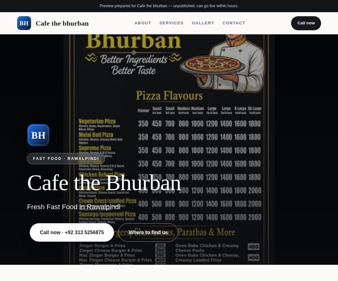 Cafe the bhurban