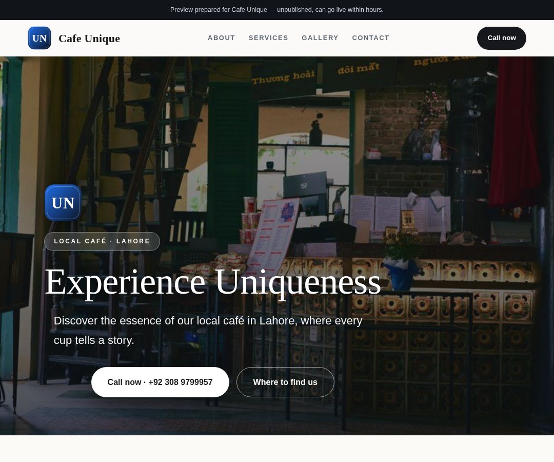 Cafe Unique